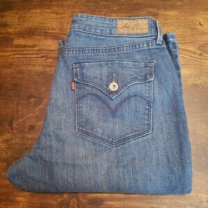 Vtg Levi's Jeans 16 Bold Curve Classic Bootcut Mid Rise Button Flaps Y2K